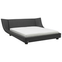 POLSTERBETT 160/200 cm  Anthrazit  - Chromfarben/Weiss, Basics, Holz/Textil (160/200cm) - RUF Betten