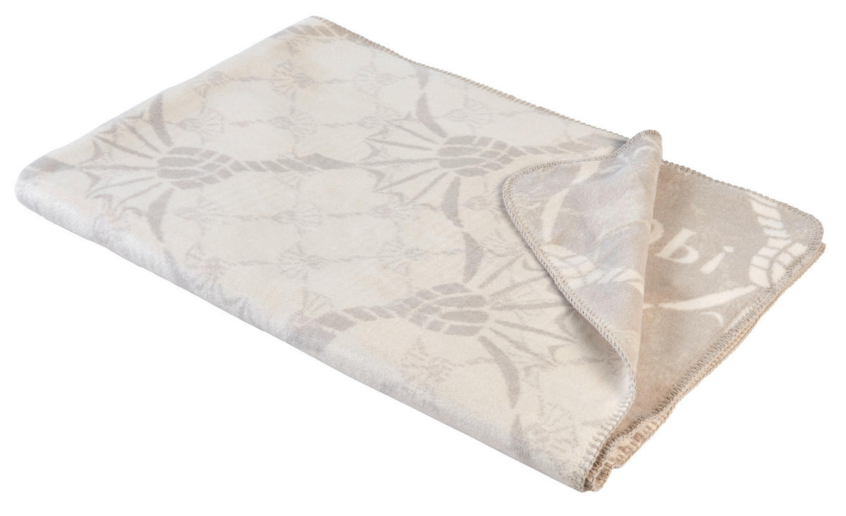 WOHNDECKE 150/200 cm  - Silberfarben/Dunkelblau, Basics, Textil (150/200cm) - Joop!