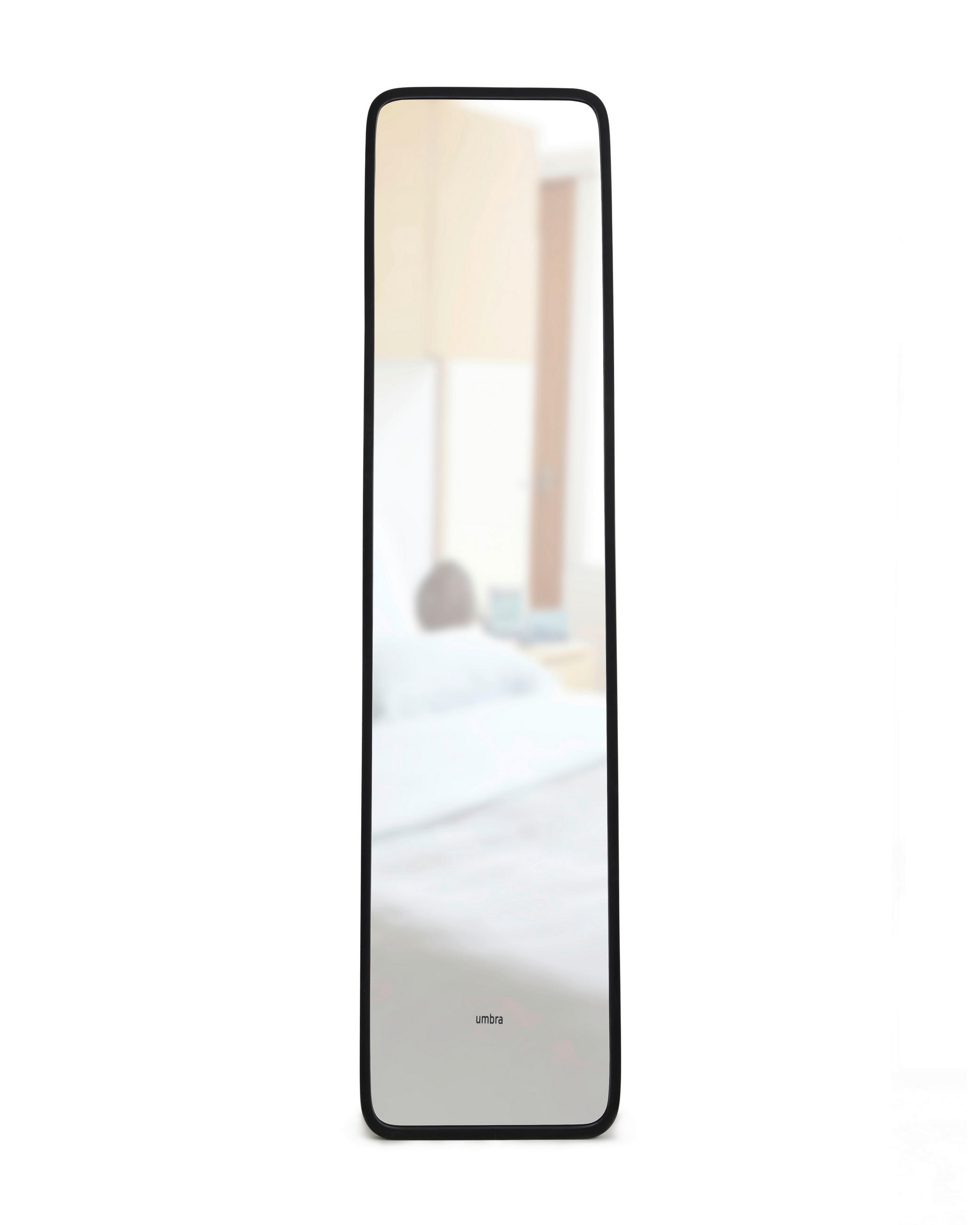 STANDSPIEGEL 37/157/5 cm - Schwarz, Basics, Glas/Kunststoff (37/157/5cm) - Umbra