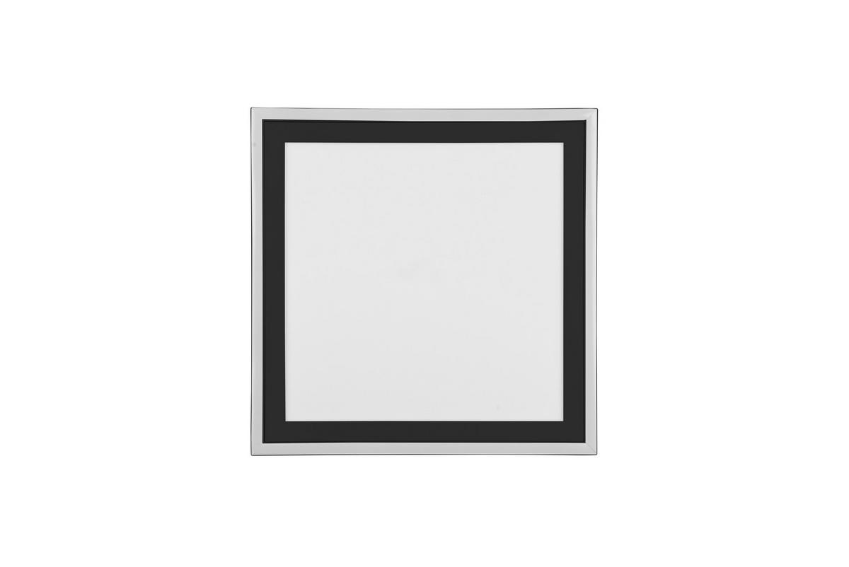 PLAFONIERĂ CU LED - negru, Konventionell, plastic (43/43/3,5cm)
