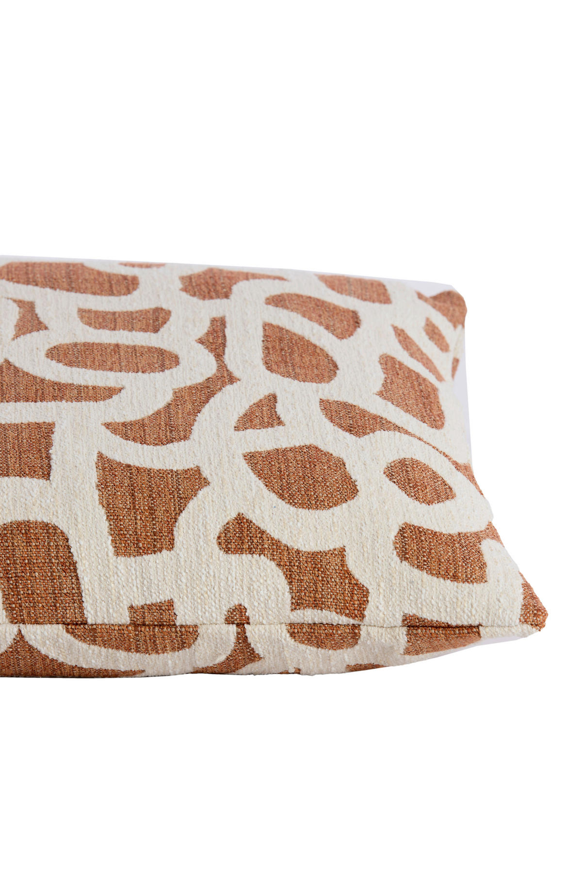 ZIERKISSEN ALPENA 45/45 cm  - Terracotta/Creme, LIFESTYLE, Textil (45/45cm) - Light & Living