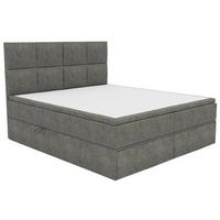 BOXBETT 140/200 cm  in Schlammfarben  - Schlammfarben/Schwarz, Konventionell, Kunststoff/Textil (140/200cm) - Boxxx