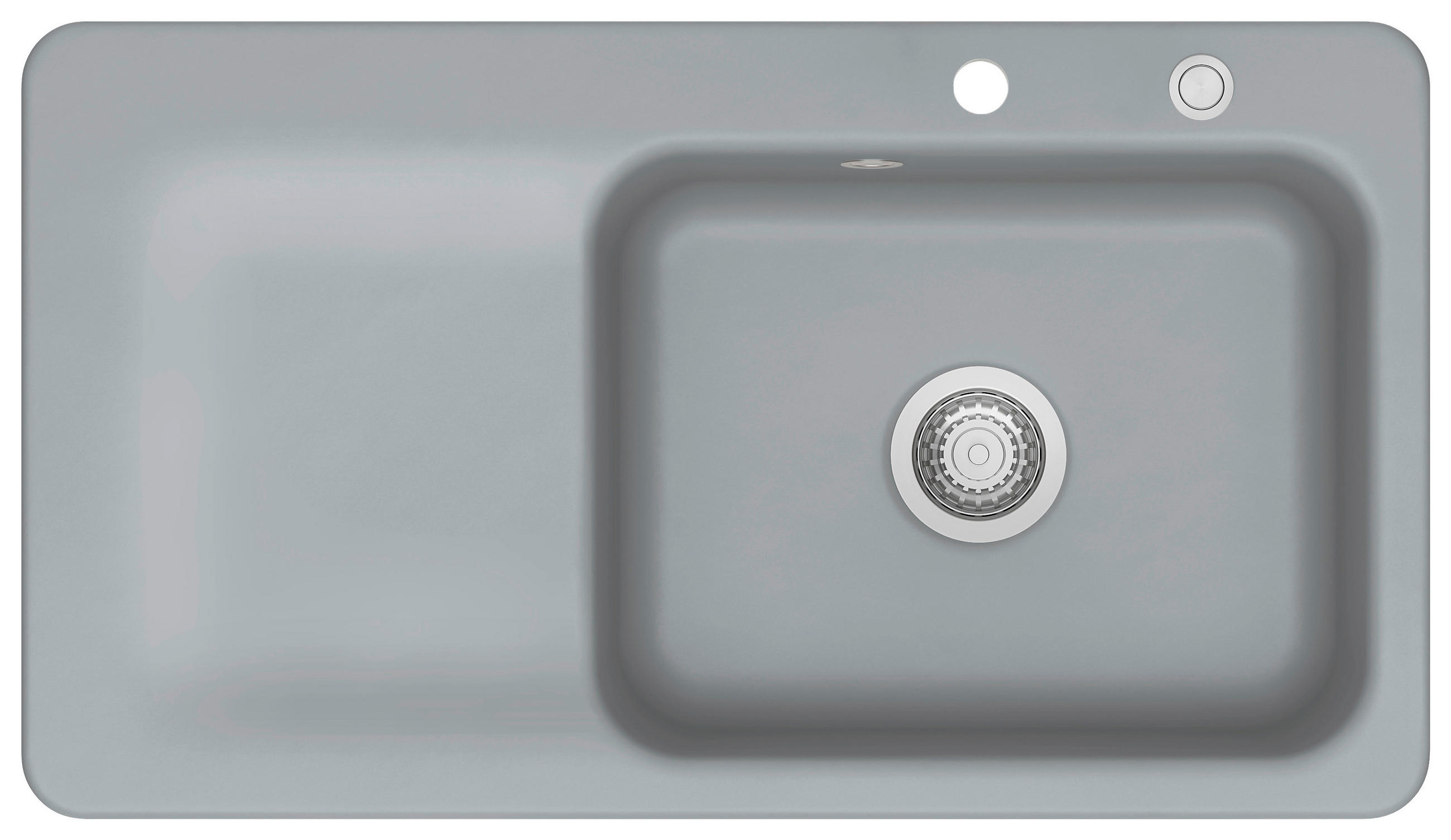 Systemceram Spüle Juna 90 Titan 90x20x51 cm