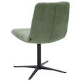 STUHL - Schwarz/Graugrün, Design, Textil/Metall (52/88/66cm) - Dieter Knoll
