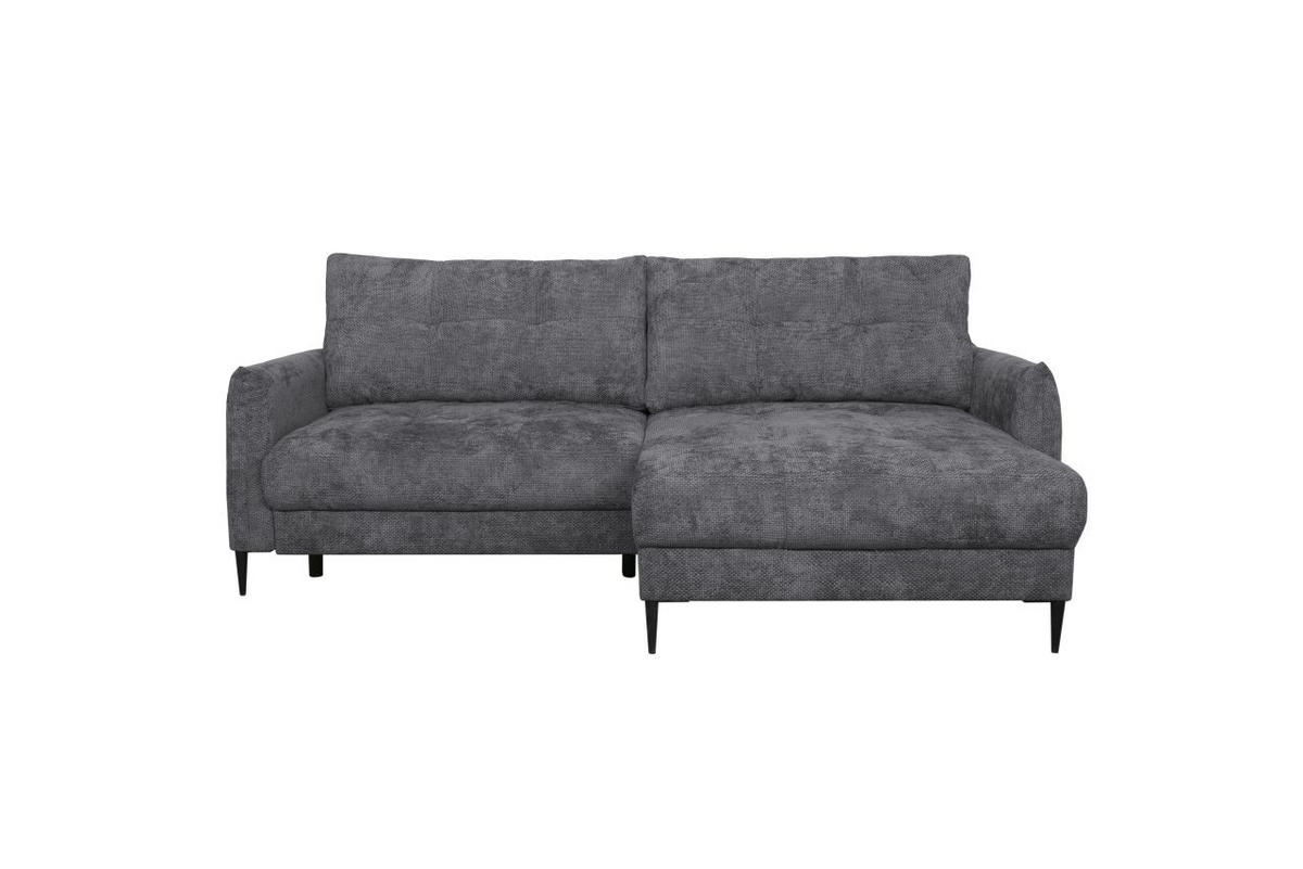 UGAONA GARNITURA antracit  - crna/antracit, Moderno, tekstil/metal (221/142cm) - Carryhome