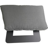 RÜCKENLEHNE 52/10/52 cm  Aluminium  - Anthrazit/Graphitfarben, Design, Textil/Metall (52/10/52cm) - Zebra 