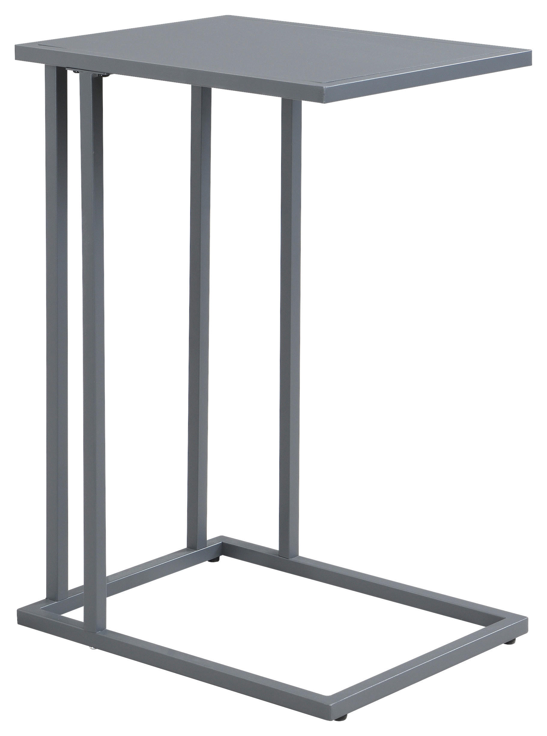 BEISTELLTISCH in Metall, Holzwerkstoff 30/40/60 cm  - Dunkelgrau, Design, Holzwerkstoff/Metall (30/40/60cm) - home24