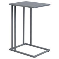 BEISTELLTISCH 30/40/60 cm Dunkelgrau rechteckig  - Dunkelgrau, Design, Holzwerkstoff/Metall (30/40/60cm) - home24