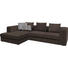 WOHNLANDSCHAFT in Textil Braun - Schwarz/Braun, Design, Kunststoff/Textil (194/304cm) - Dieter Knoll WOHNLANDSCHAFT in Textil Braun - Schwarz/Braun, Design, Kunststoff/Textil (194/304cm) - Dieter Knoll