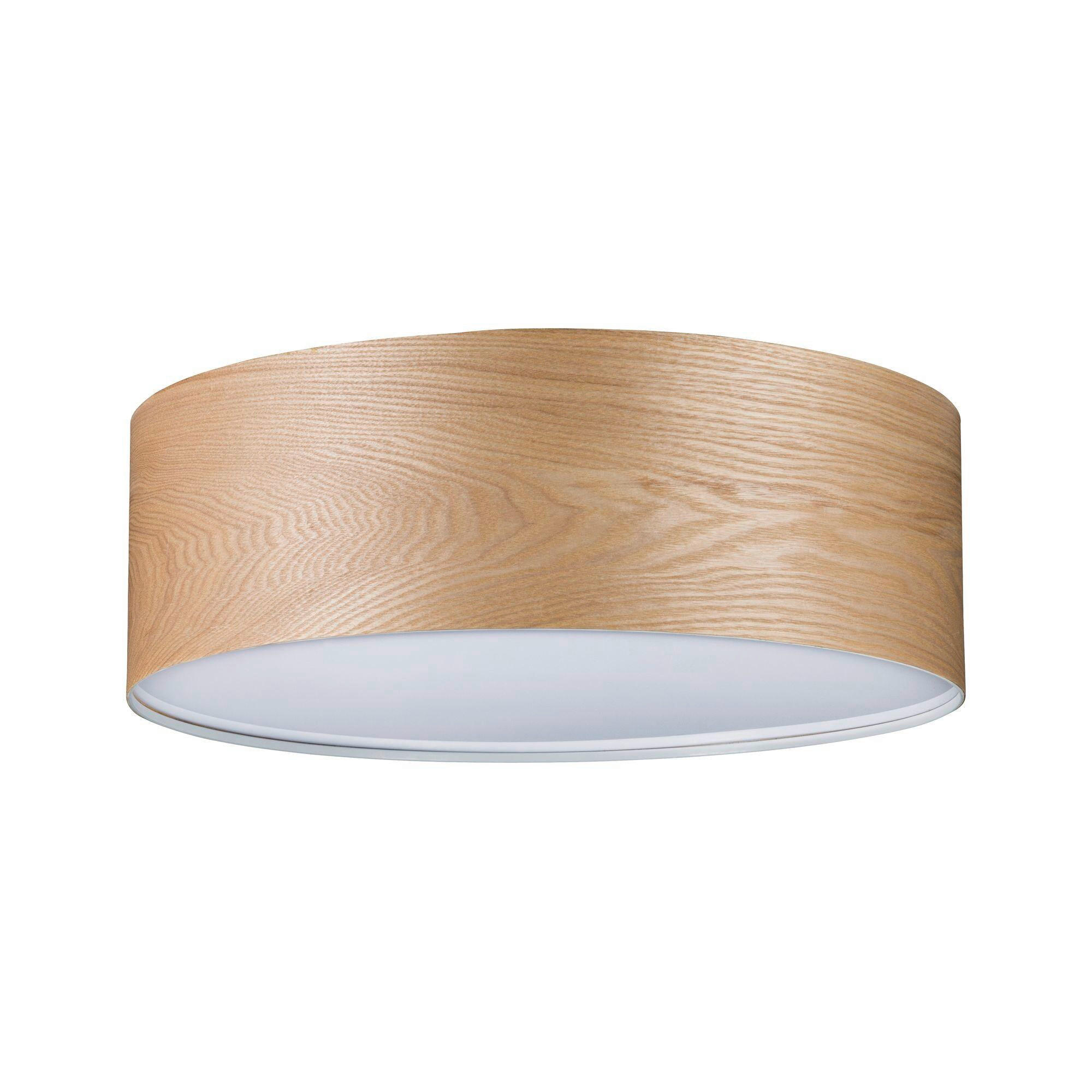 DECKENLEUCHTE 45/15 cm   - Rotbraun, Basics, Holz/Metall (45/15cm) - Paulmann