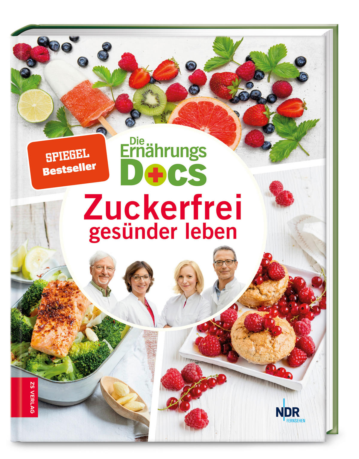 KOCHBUCH Die Ernährungs-Docs - Zuckerfrei gesünder leben  - Basics, Papier (19,0/24,7/1,8cm)