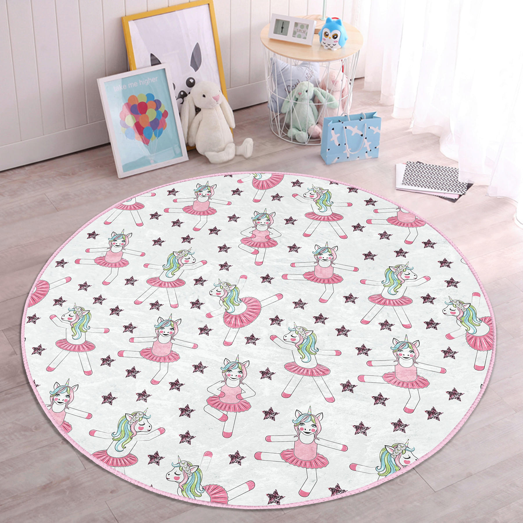 XXXLutz Kinderteppich Mehrfarbig 150x150 cm