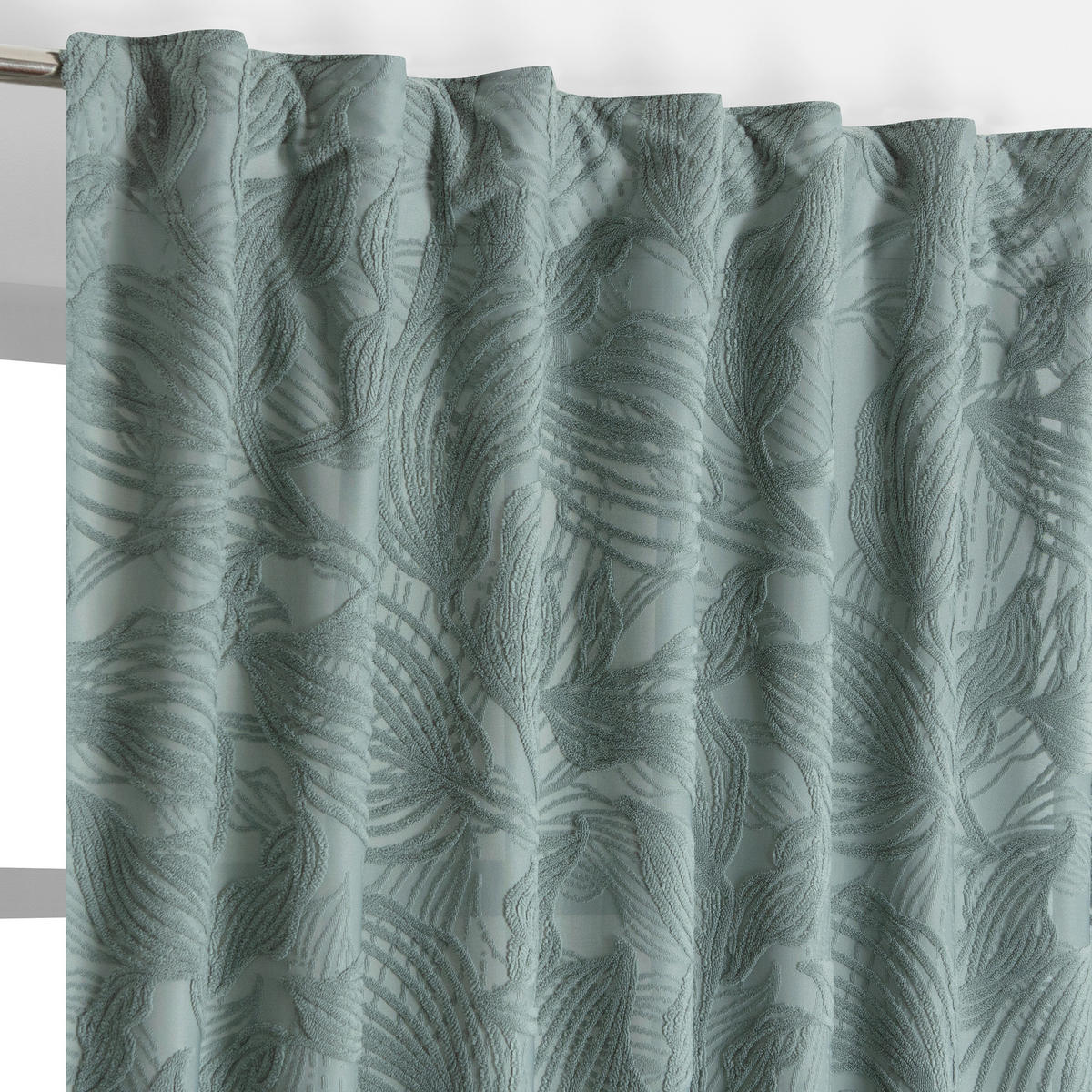 FERTIGVORHANG  blickdicht   135/280 cm  - Salbeigrün, Basics, Textil (135/280cm)