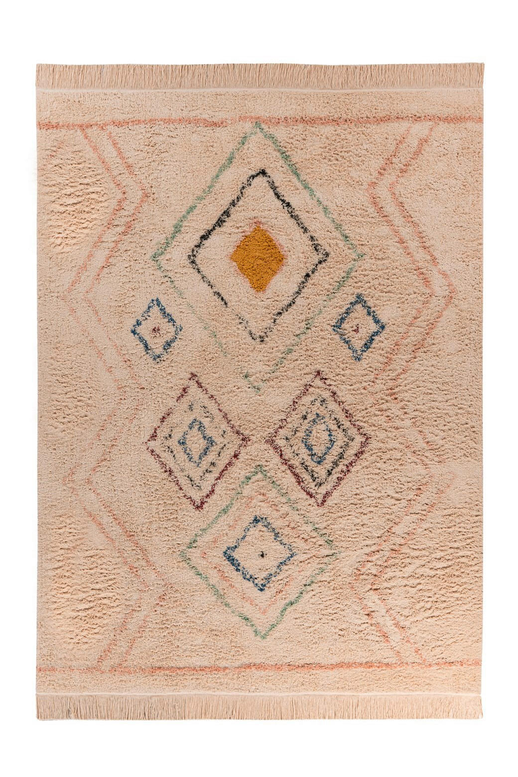 TEPPICH 120/170 cm Mylen 125 Creme / Multi  - Multicolor/Creme, KONVENTIONELL, Textil (120/170cm)