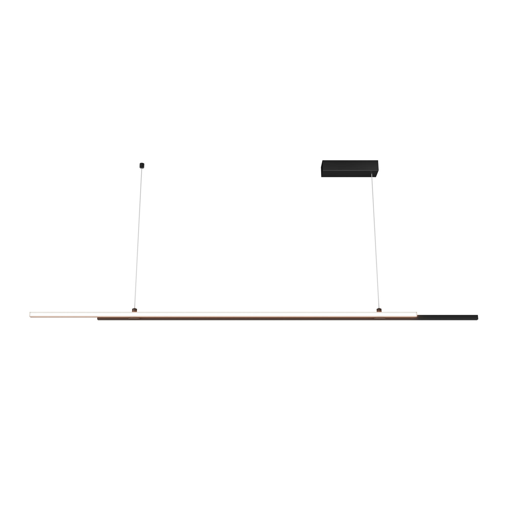 PENDELLEUCHTE 150/6/1,5 cm    - Schwarz, Trend, Metall (150/6/1,5cm) - MAYTONI