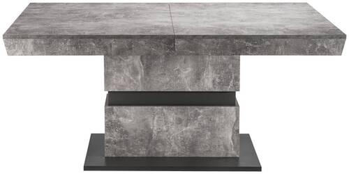 ESSTISCH in Holzwerkstoff 160/90/75 cm  - Dunkelgrau/Grau, MODERN, Holzwerkstoff (160/90/75cm) - MID.YOU