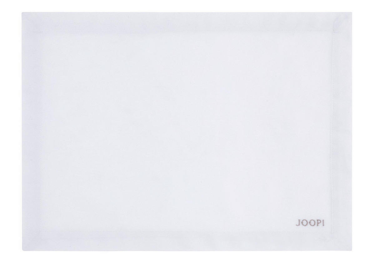 Tischset Joop! 2er Set Textil Weiß, Sandfarben 36/48 cm  - Sandfarben/Weiß, Design, Textil (36/48cm) - Joop!