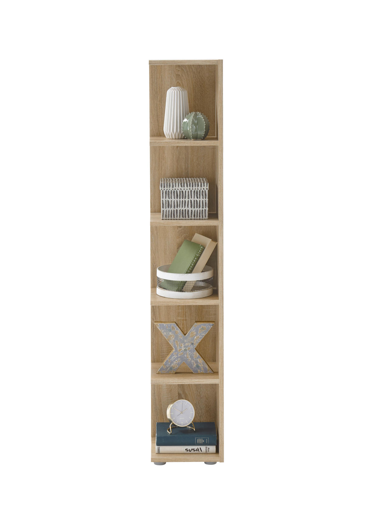 SAROKPOLC 24/142/26 cm Sonoma tölgy  - Sonoma tölgy/szürke, Basics, műanyag/faalapú anyag (24/142/26cm) - Xora