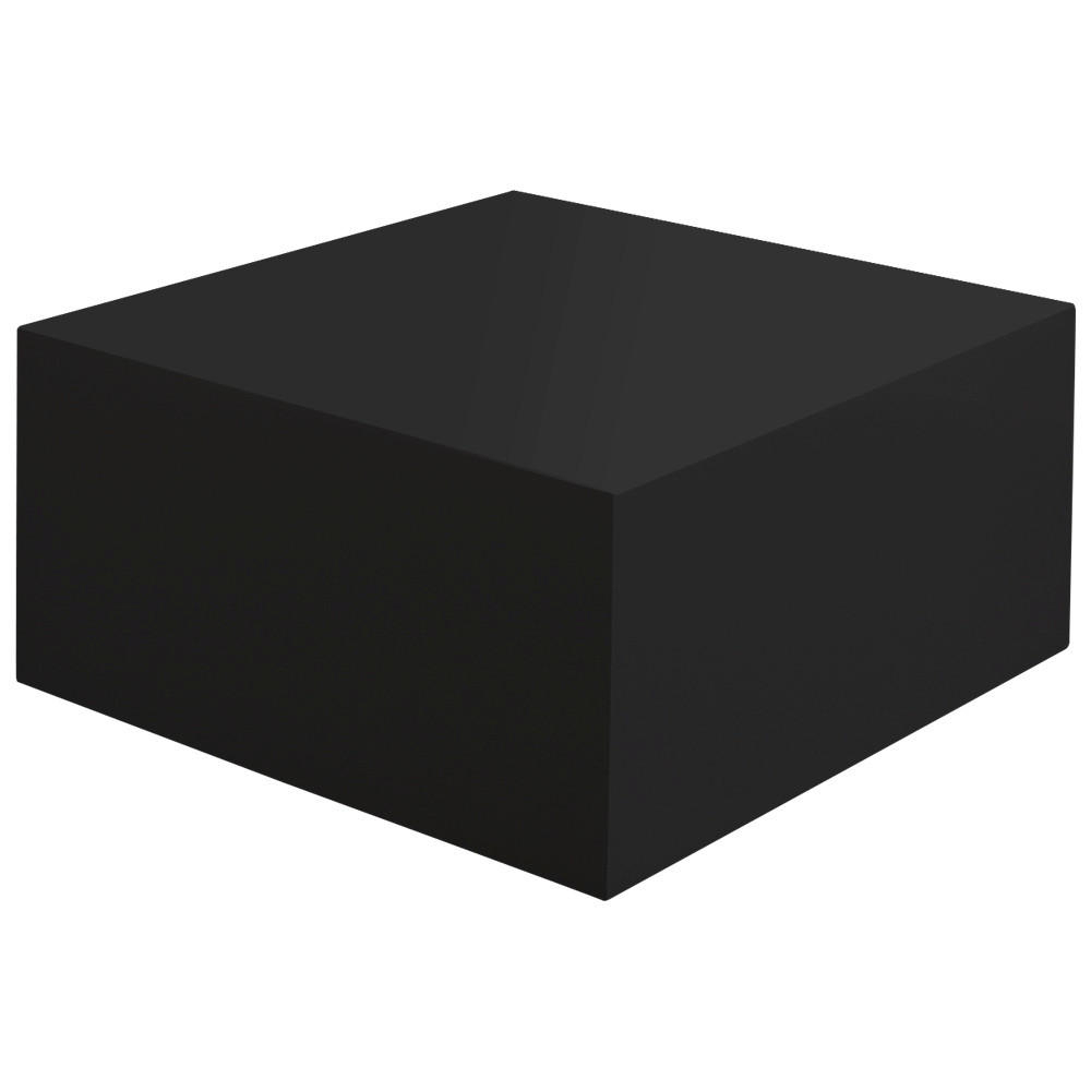 Livetastic Couchtisch Schwarz Hochglanz 60x30x60 cm