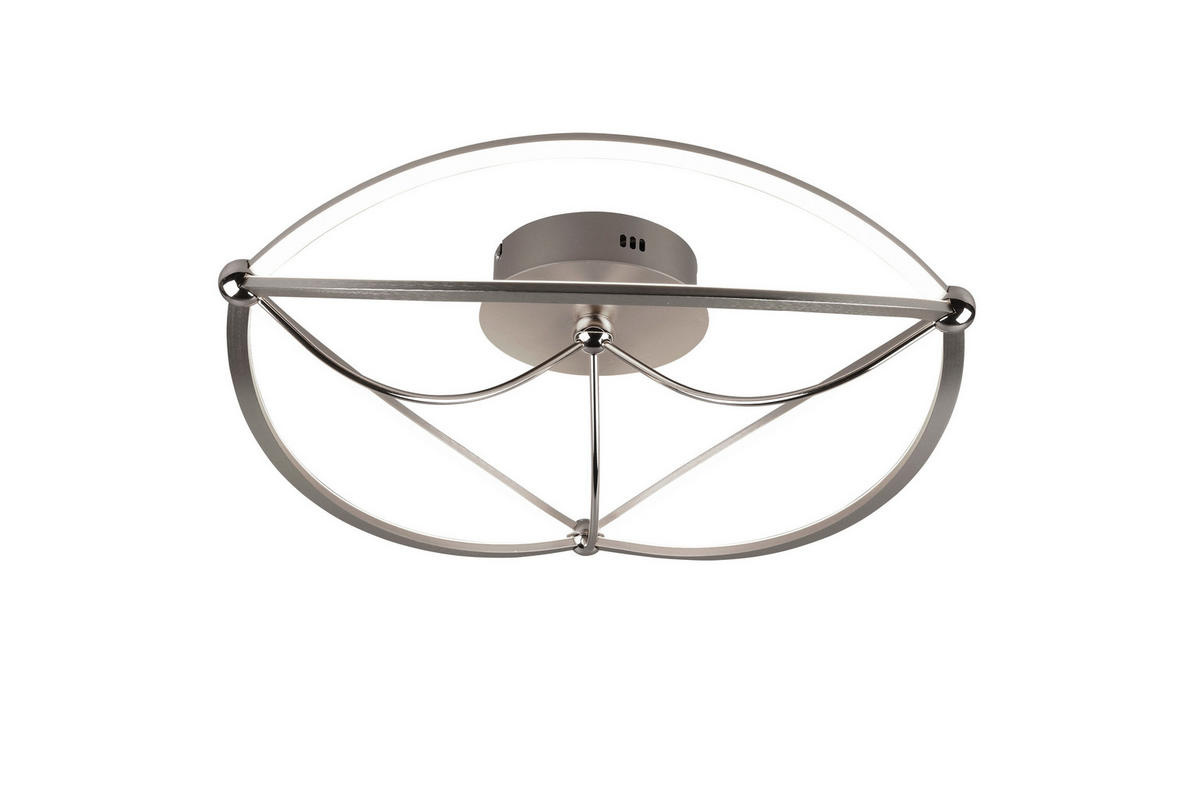 LED-TAKLAMPA Charivari  - nickelfärgad, Design, metall (62cm) - Trio Leuchten