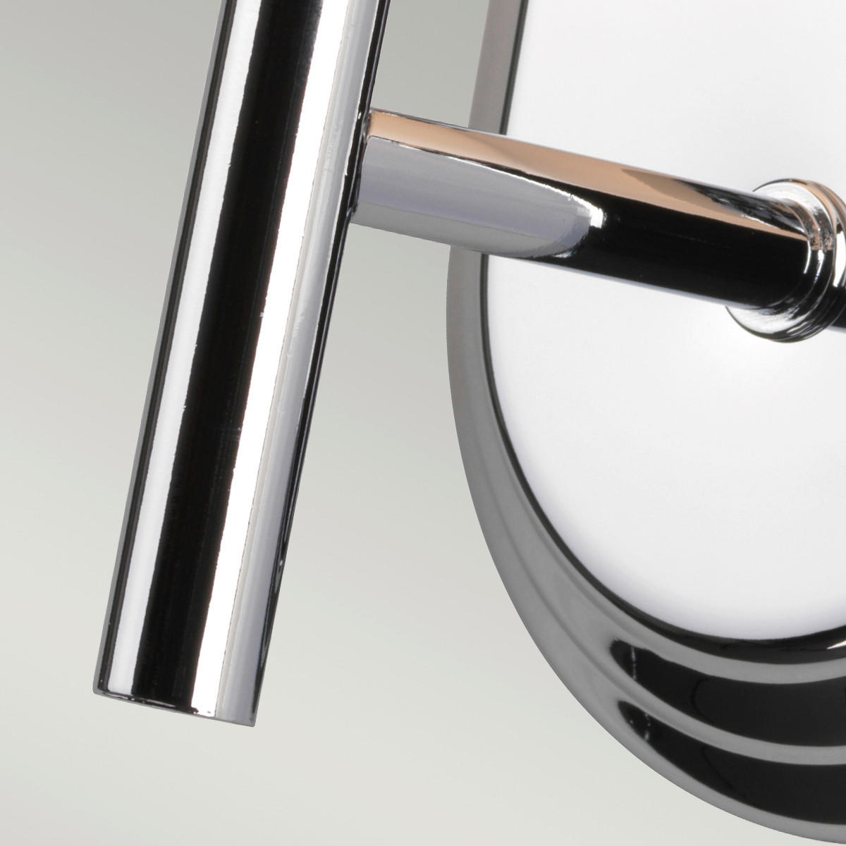 BADEZIMMER-WANDLEUCHTE - Chromfarben, Design, Glas/Metall (12.9/21.6/16cm) - Elstead Lighting