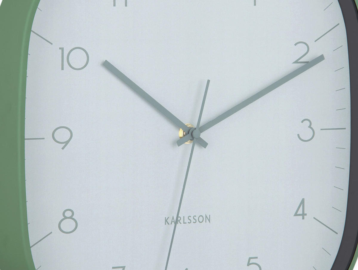 WANDUHR Grato Grün  - Grün, Basics, Metall (29cm) - Karlsson