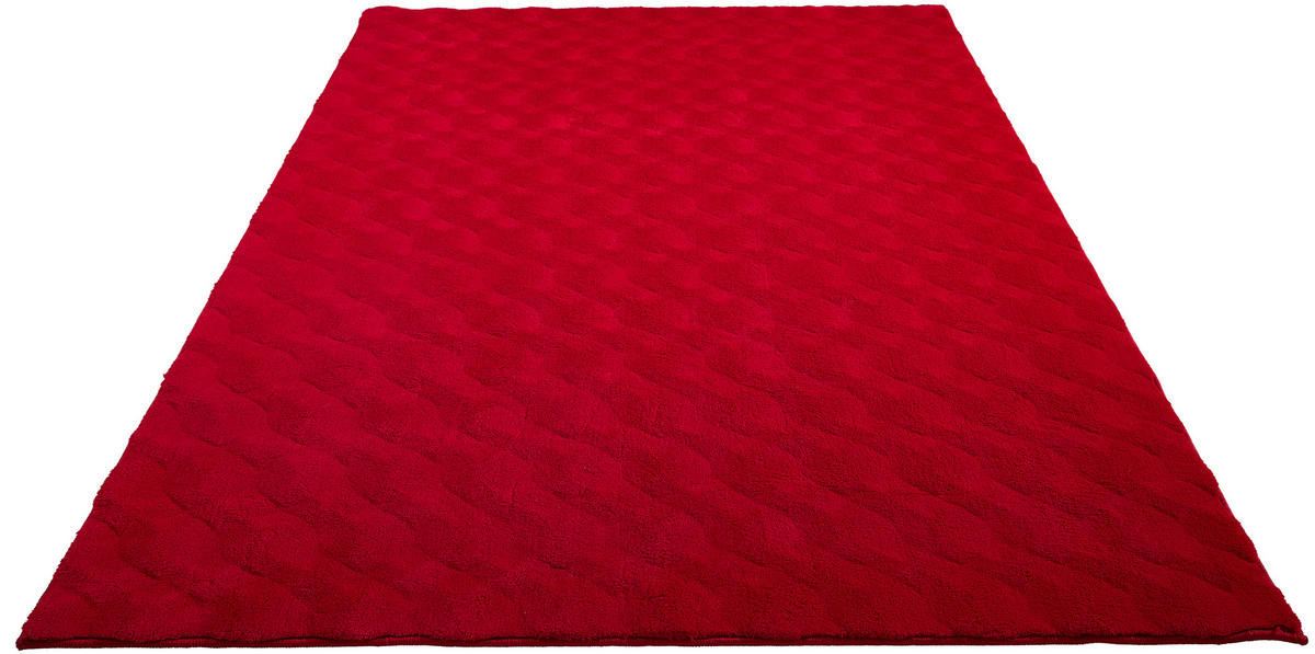 HOCHFLORTEPPICH 130/190 cm Rot  - Rot, MODERN, Textil (130/190cm) - Novel