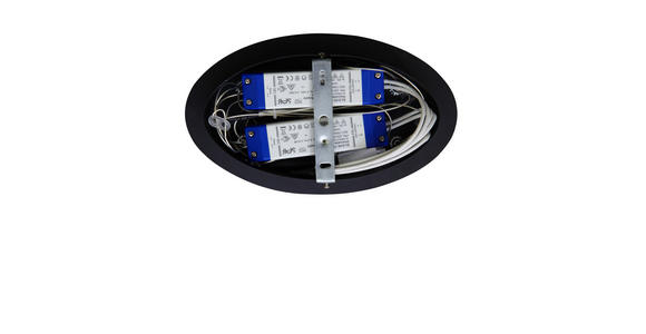 LED-HÄNGELEUCHTE 80/40/160 cm - Schwarz, Design, Kunststoff/Metall (80/40/160cm) - Ambiente