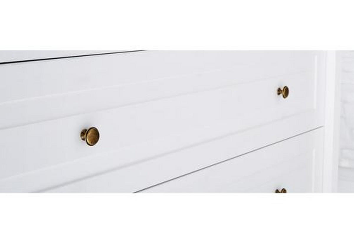 WICKELKOMMODE Pinolino Smilla Weiß  - Weiß, Basics, Holz/Metall (115/77/101cm) - Pinolino