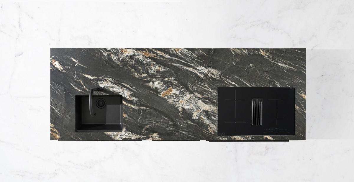 Bucătărie La Comandă   - cașmir, Design, material pe bază de lemn - Dieter Knoll