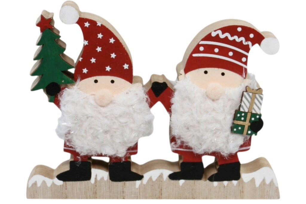 DEKOFIGUR KIND - Multicolor, LIFESTYLE, Holzwerkstoff (15/11/5cm) - X-Mas