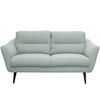 2,5-SITZER in Webstoff Hellblau  - Schwarz/Hellblau, Design, Holz/Textil (187/87/88cm) - Livetastic