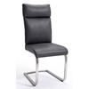 SCHWINGSTUHL  in Edelstahl Mikrofaser  - Edelstahlfarben/Grau, Design, Textil/Metall (46/106/62cm) - Livetastic