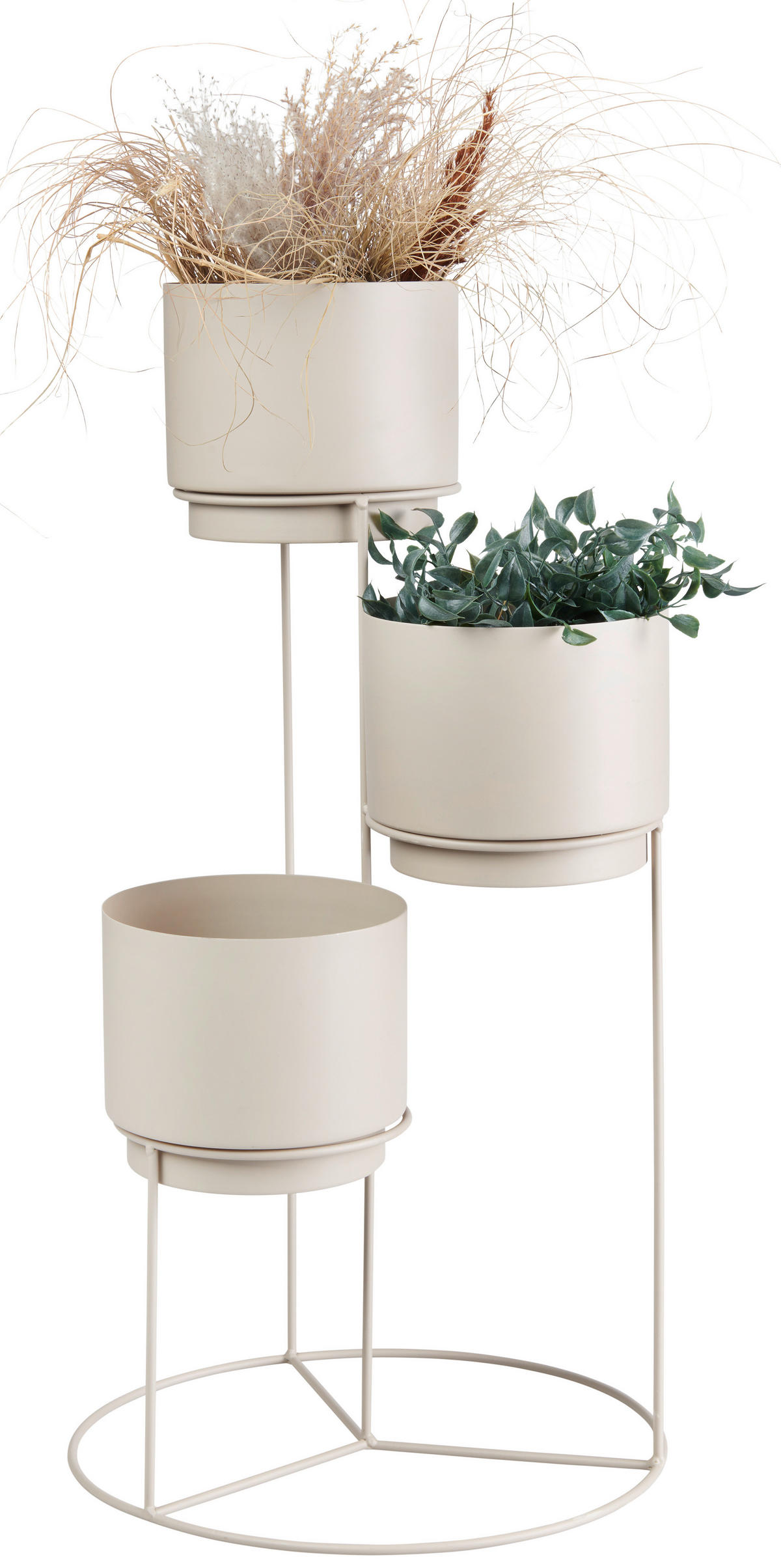 PFLANZENTOPF   - Grau, Trend, Metall (36/70cm) - Ambia Home