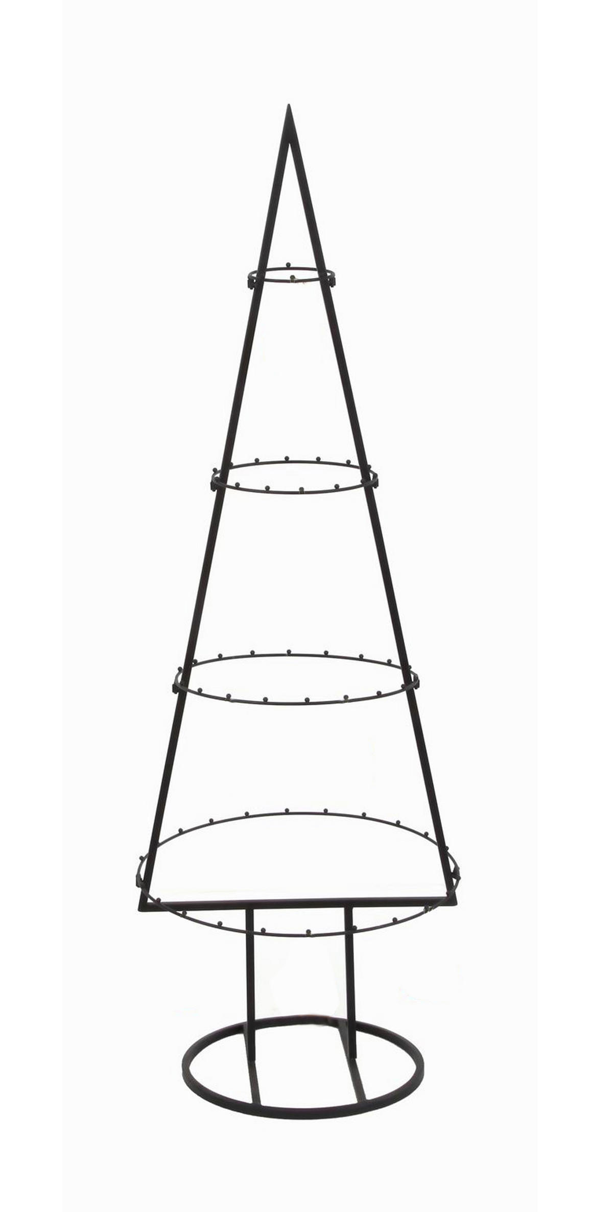 DEKOBAUM  - Schwarz, Basics, Metall (40/120/40cm) - X-Mas