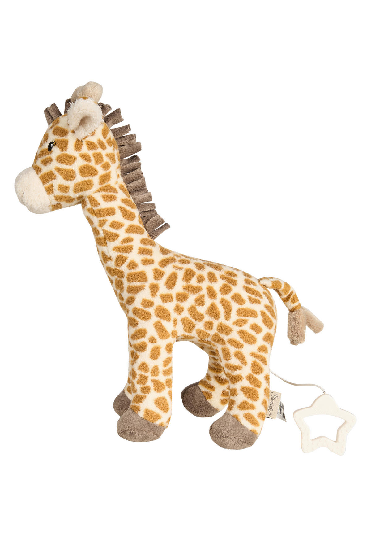 SPIELUHR Giraffe Kaya 31/26/9 cm  - Dunkelgelb, Basics, Textil (31/26/9cm) - Sterntaler