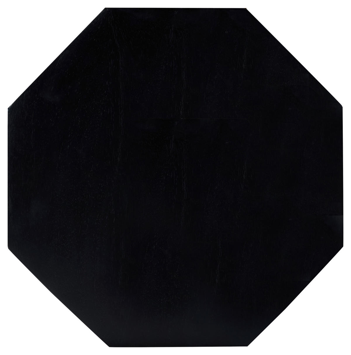 BEISTELLTISCH 35/35/50 cm Mangoholz vollmassiv Schwarz sechseckig  - Schwarz, Design, Holz (35/35/50cm) - Livetastic