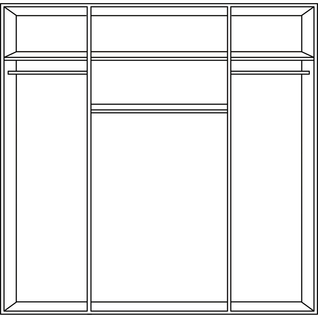Thumbnail - Boxxx Kleiderschrank, Graphit, Grau, Kunststoff, 4 Fächer, 4 Schubladen, 180x199x58 cm, BQ - Bündnis für Qualität, Made ...