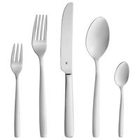 BESTECKSET Palma 30-teilig Edelstahl  - Edelstahlfarben, Design, Metall - WMF