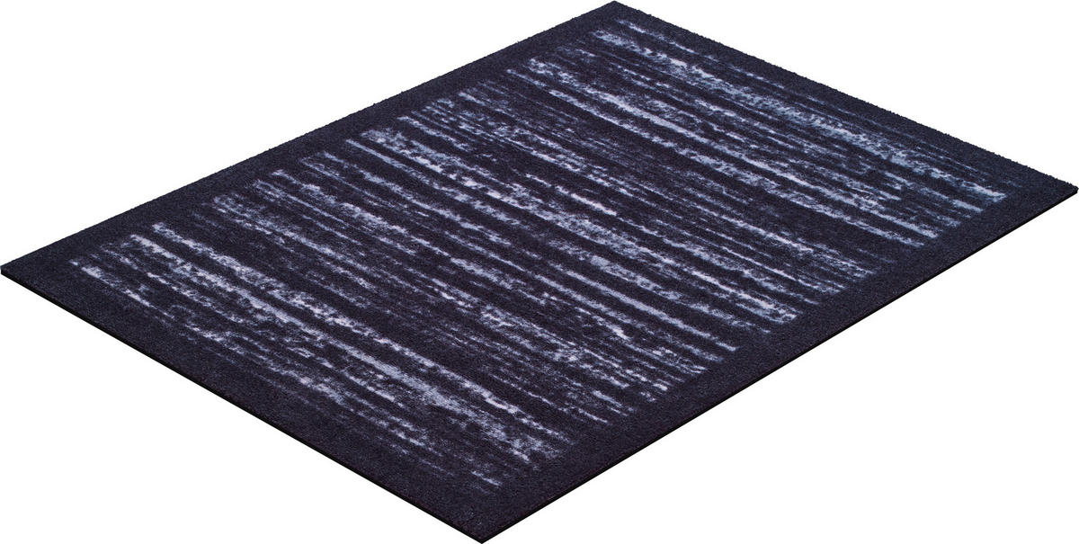 FUßMATTE 60/85 cm Hamada  - Anthrazit/Hellgrau, Design, Kunststoff/Textil (60/85cm) - Grund