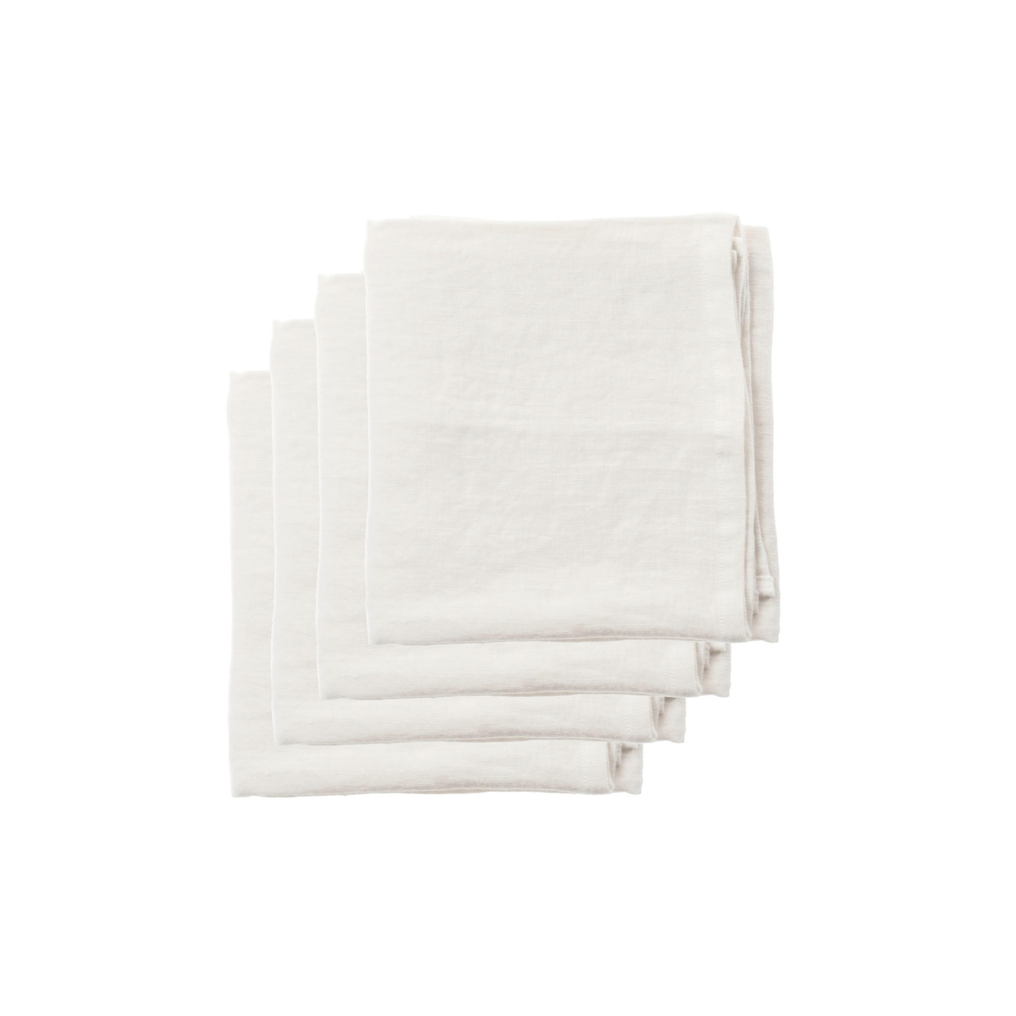 SERVIETTE    - Weiss, Basics, Textil (45/45cm) - Aida