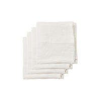 SERVIETTE    - Weiss, Basics, Textil (45/45cm) - Aida