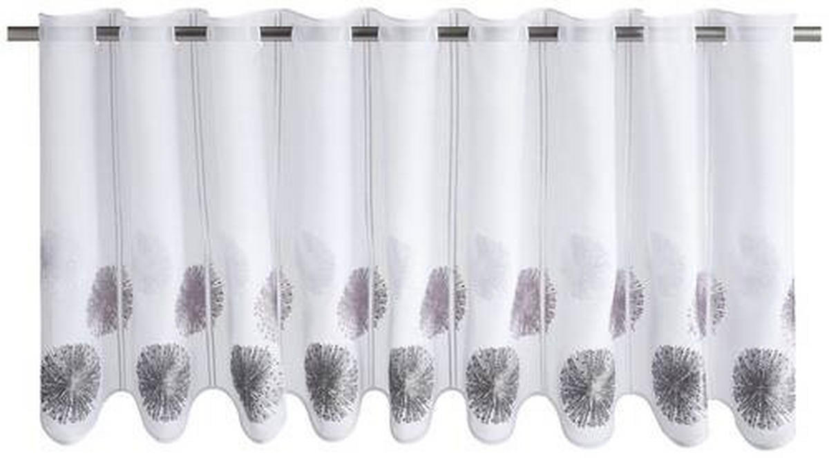 KURZGARDINE   140/45 cm   - Weiß, Basics, Textil (140/45cm) - Esposa