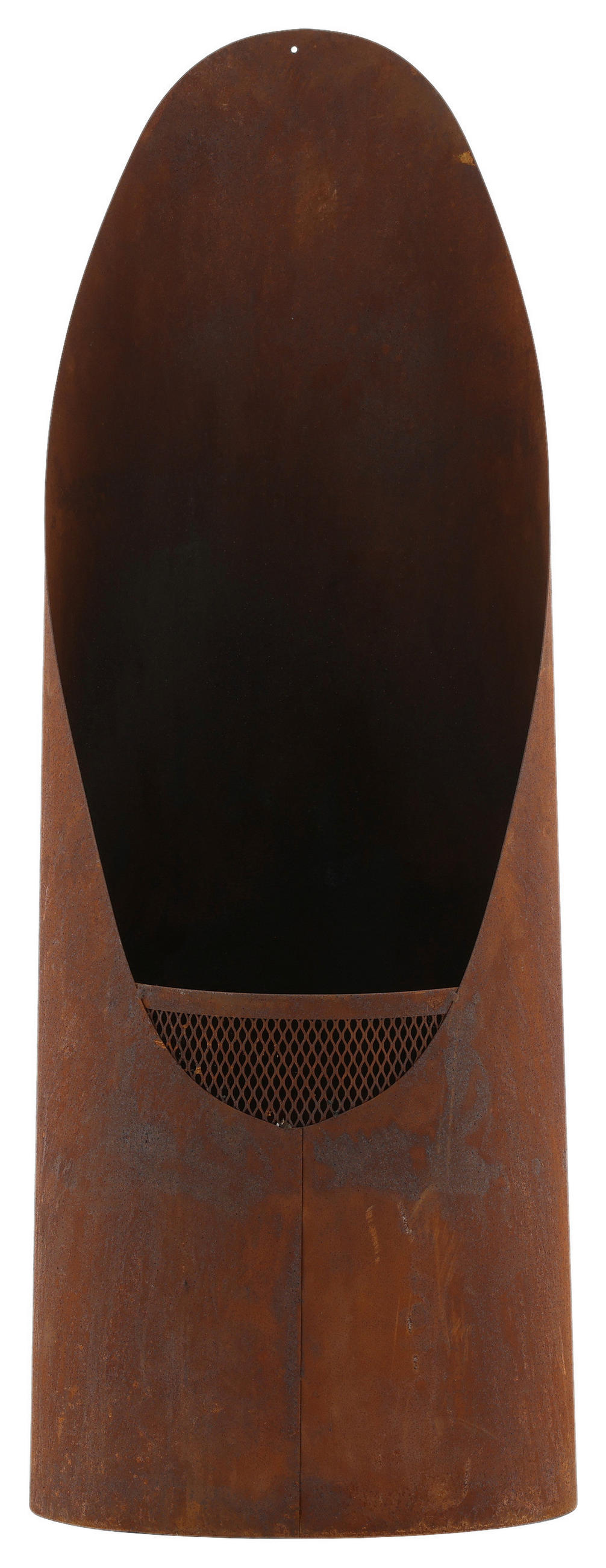 FEUERKORB  - Dunkelorange, KONVENTIONELL, Metall (37/100/37cm) - Gardenson