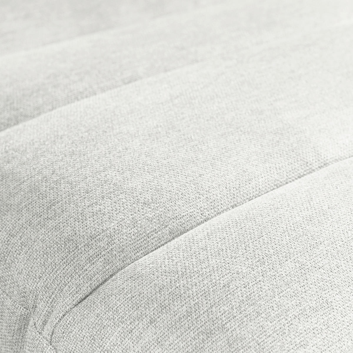 RELAXLIEGE in Webstoff Hellgrau  - Silberfarben/Hellgrau, Design, Textil/Metall (65/65/171cm) - Livetastic