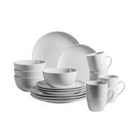 KOMBISERVICE Barca 16-teilig  - Weiß, Basics, Keramik (54,3/26,1/32,6cm) - Mäser