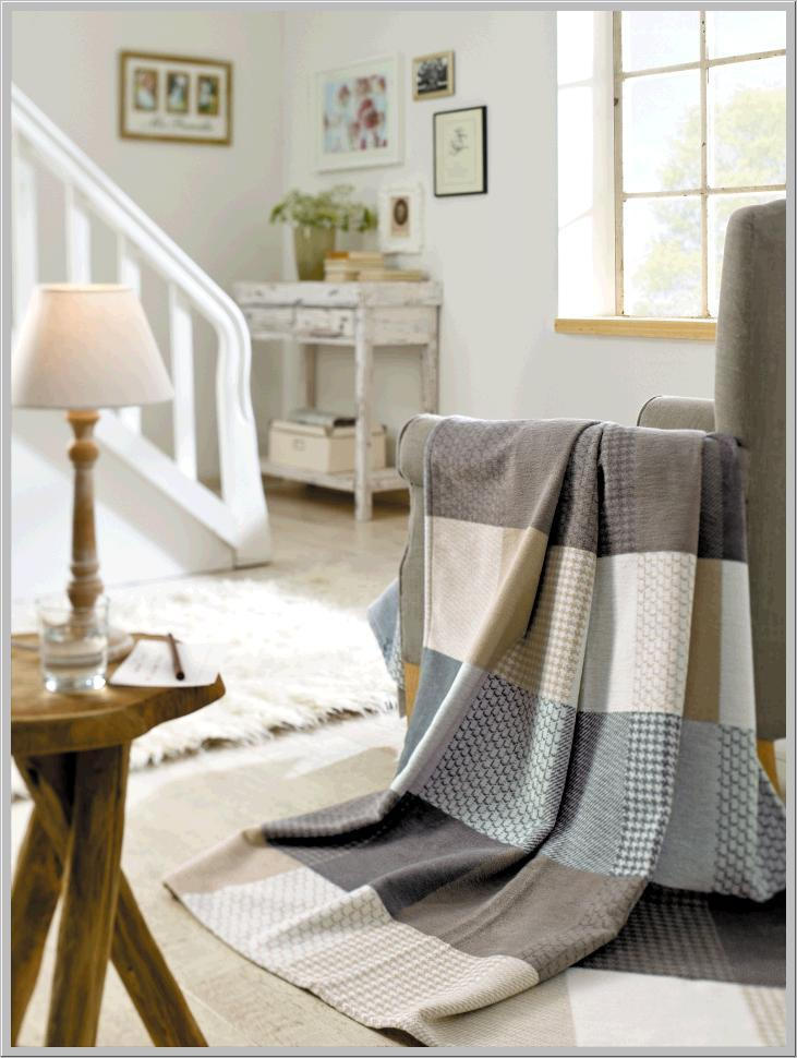 WOHNDECKE Cottona Natura 140/200 cm  - Beige/Braun, Basics, Textil (140/200cm) - Bio:Vio