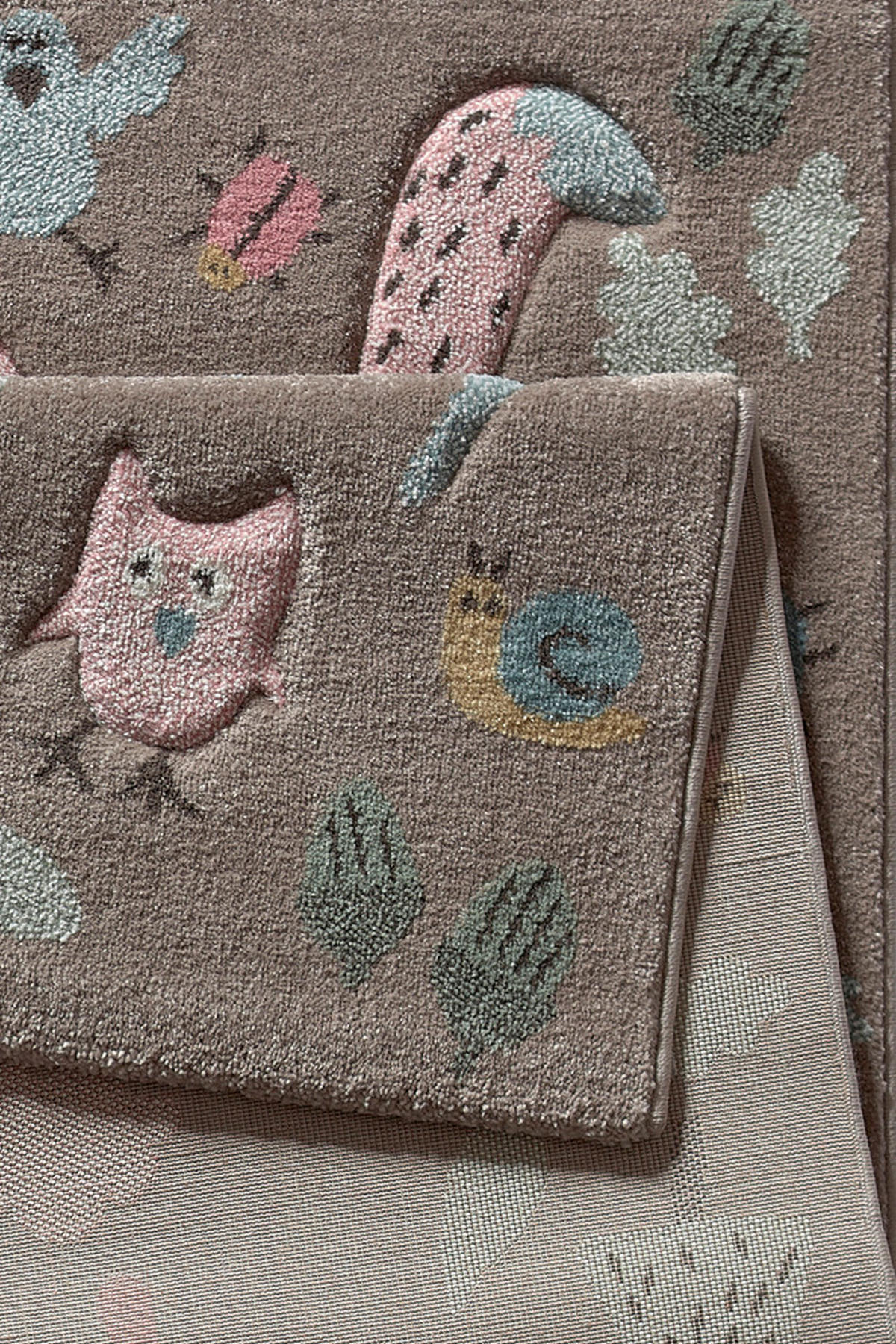 KINDERTEPPICH 133/200 cm Forest Tier  - Taupe, Trend, Textil (133/200cm) - Sigikid