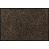 FUßMATTE 60/90 cm Espresso Brown  - Braun, KONVENTIONELL, Kunststoff/Textil (60/90cm) - wash+dry