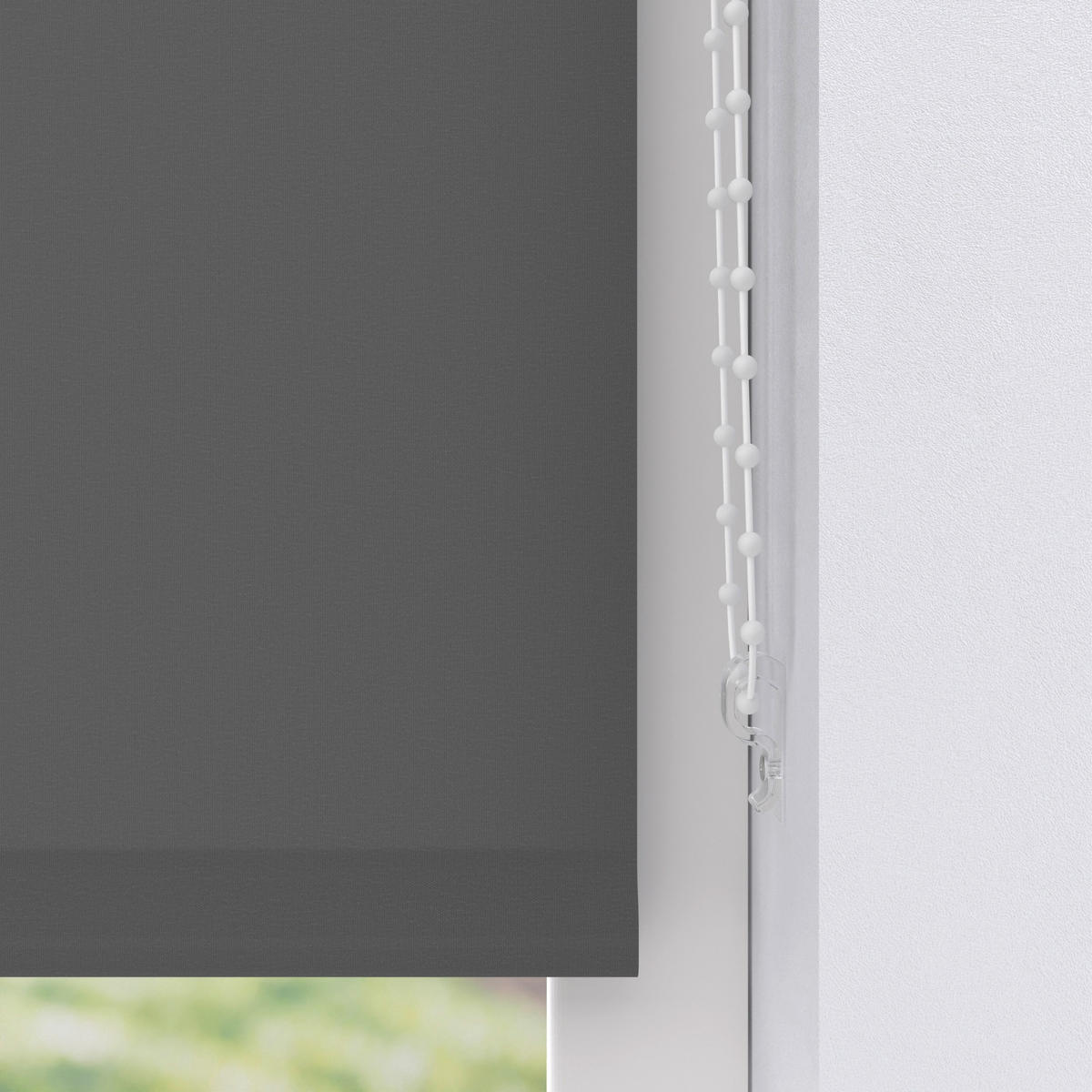 ROLLO  blickdicht  80/190 cm    - Anthrazit, Basics, Kunststoff (80/190cm)